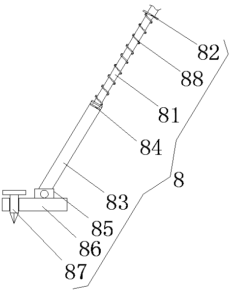 Soil obtaining device special for construction soil detection