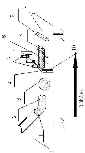 Device for measuring dumping volume of shield construction on line based on profile scanning