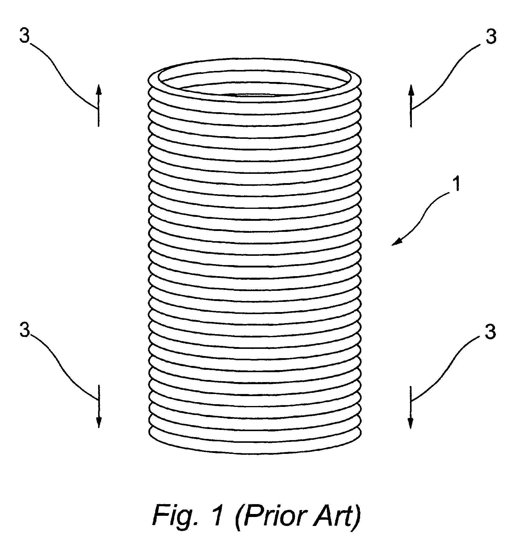 Single continuous piece prosthetic tubular aortic conduit and method for manufacturing the same