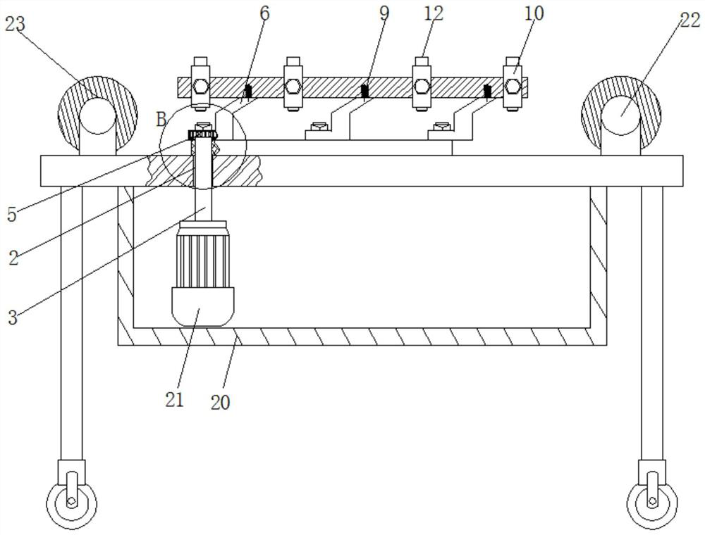 A metal cutting device based on sliding principle and easy to adjust direction