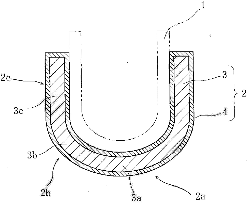 Graphite crucible for single crystal pulling apparatus, and method for manufacturing the graphite crucible