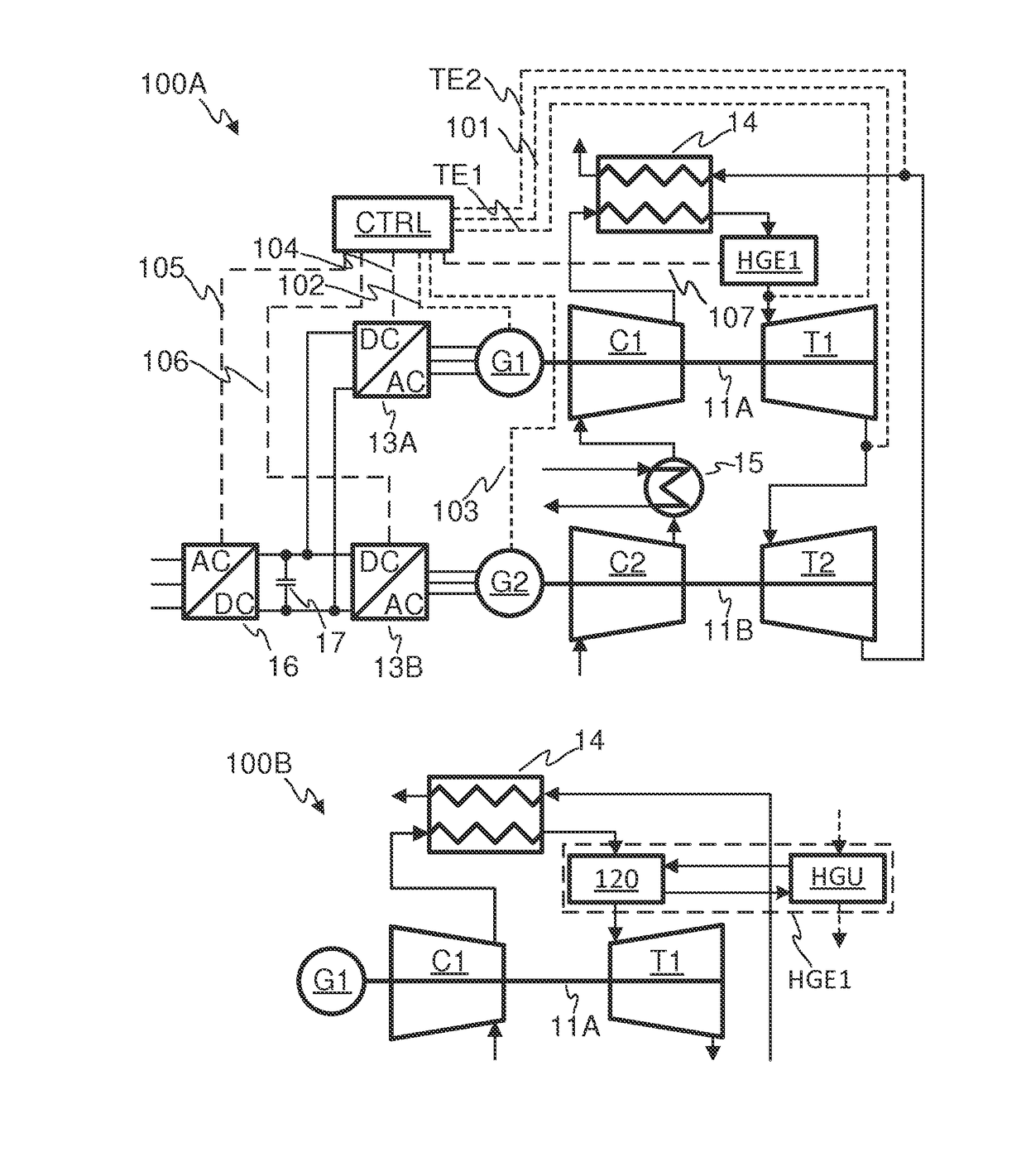 System, method and computer program for operating a land- or marine-based multi-spool gas turbine