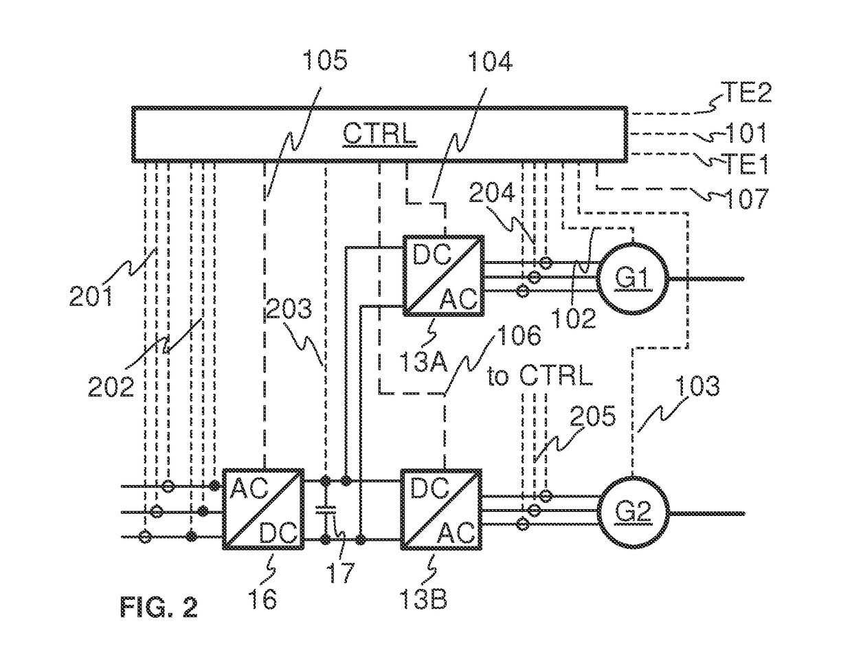 System, method and computer program for operating a land- or marine-based multi-spool gas turbine