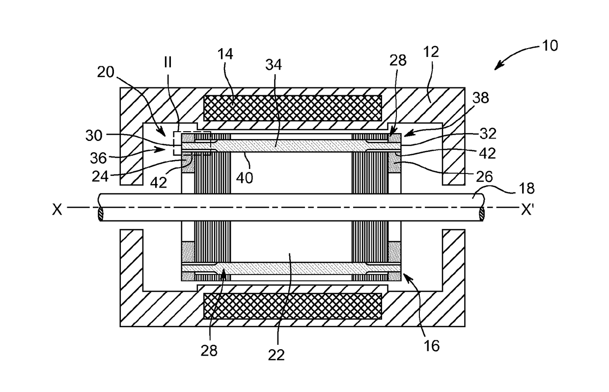 Squirrel-cage rotor, and asynchronous motor comprising such a rotor