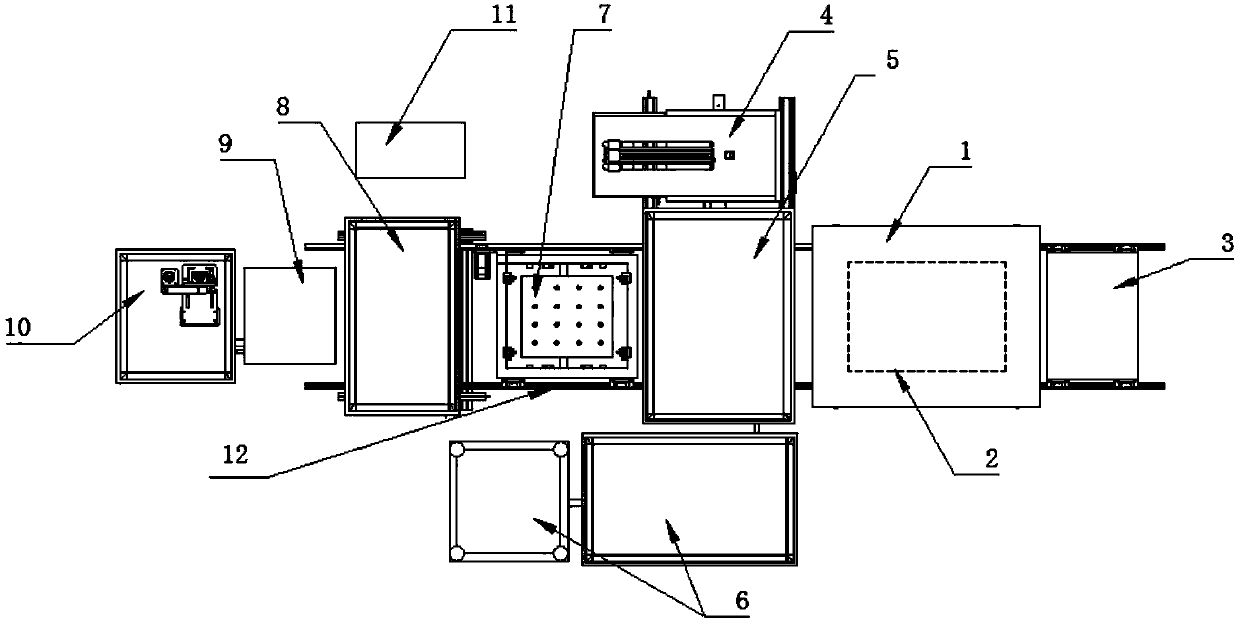 Automatic injection molding system for semiconductor component packaging and working method of automatic injection molding system