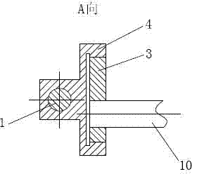 Knitting needle bed swinging mechanism of high-speed tricot machine