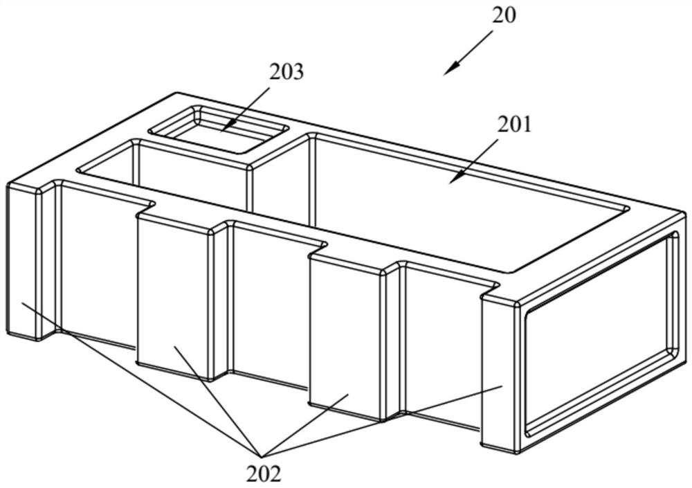 A buffer packing box