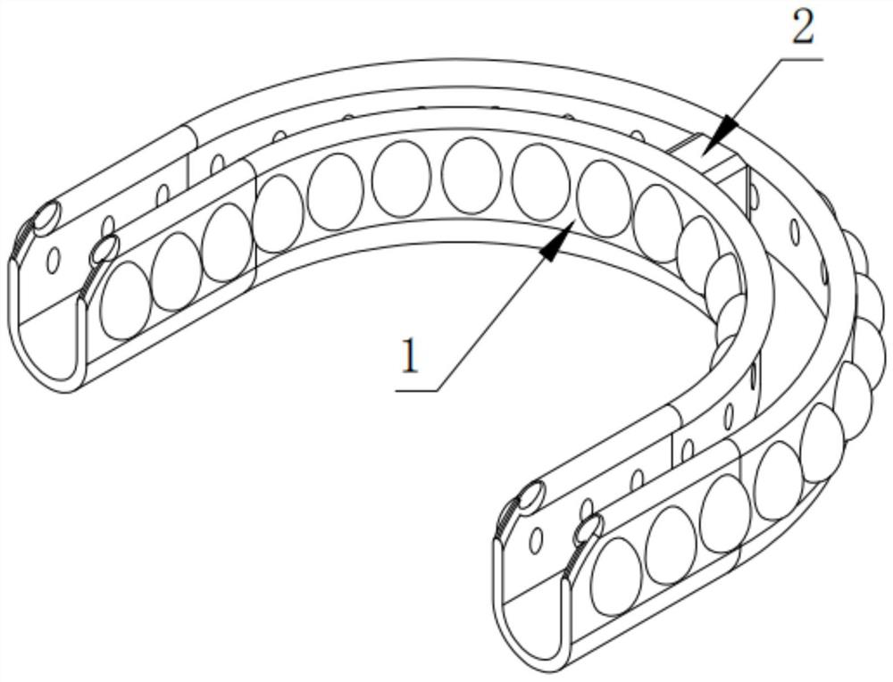 Post-dental-extraction automatic pressing-hemostasis device