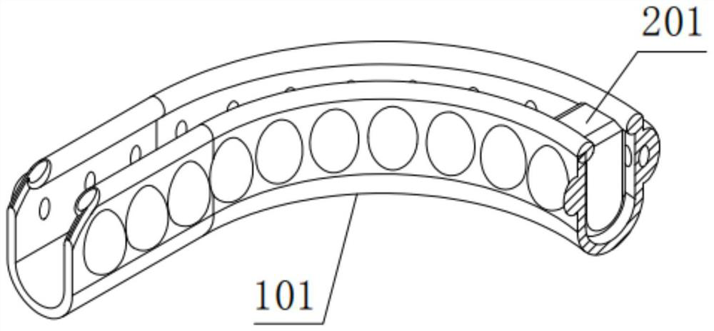 Post-dental-extraction automatic pressing-hemostasis device