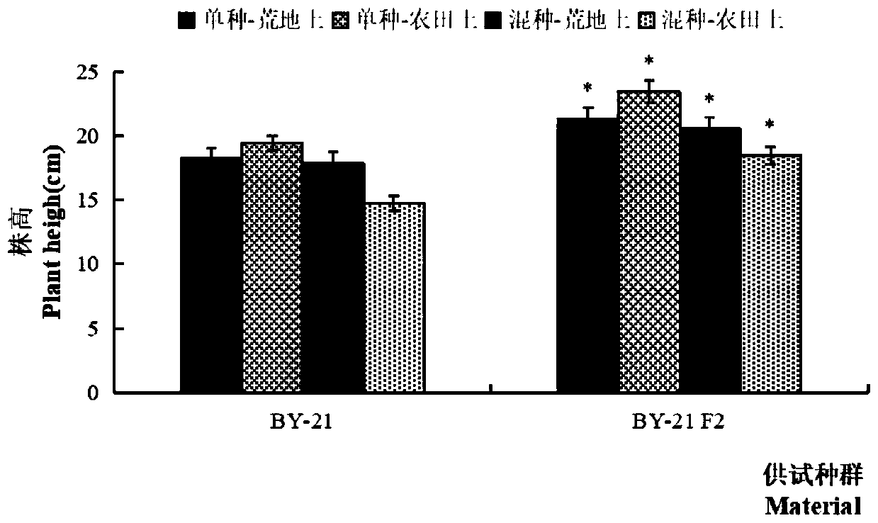 Method for evaluating fitness of hybridization or backcrossing offspring of Glycine max and Glycine soja Sieb.et Zucc.