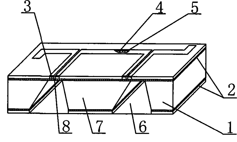 Preparing method of 0-50pa single slice silicon based SOI ultra-low micro pressure sensor