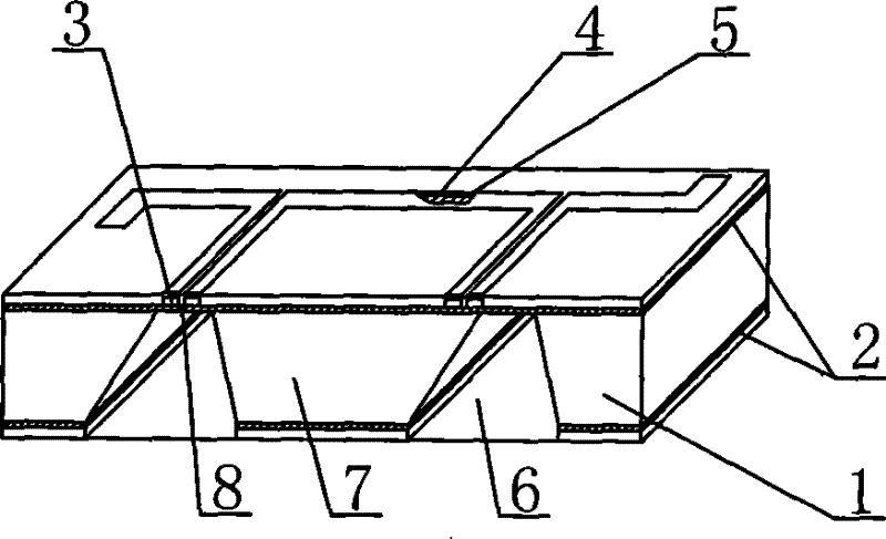 Preparing method of 0-50pa single slice silicon based SOI ultra-low micro pressure sensor