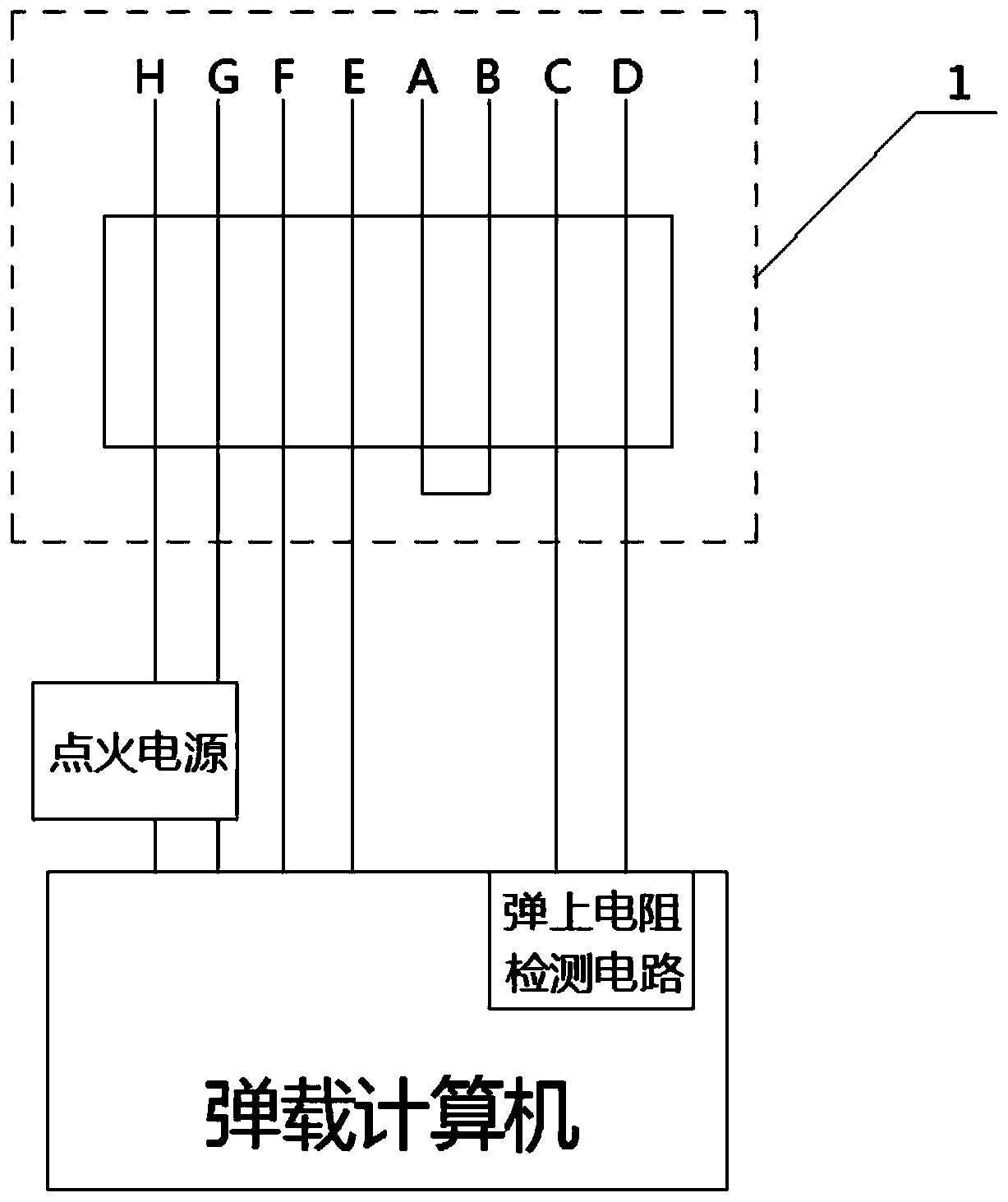 Bidirectional initiating explosive device plug connection state identification method