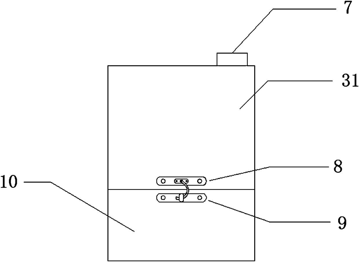 Low-pollution flat grinding device