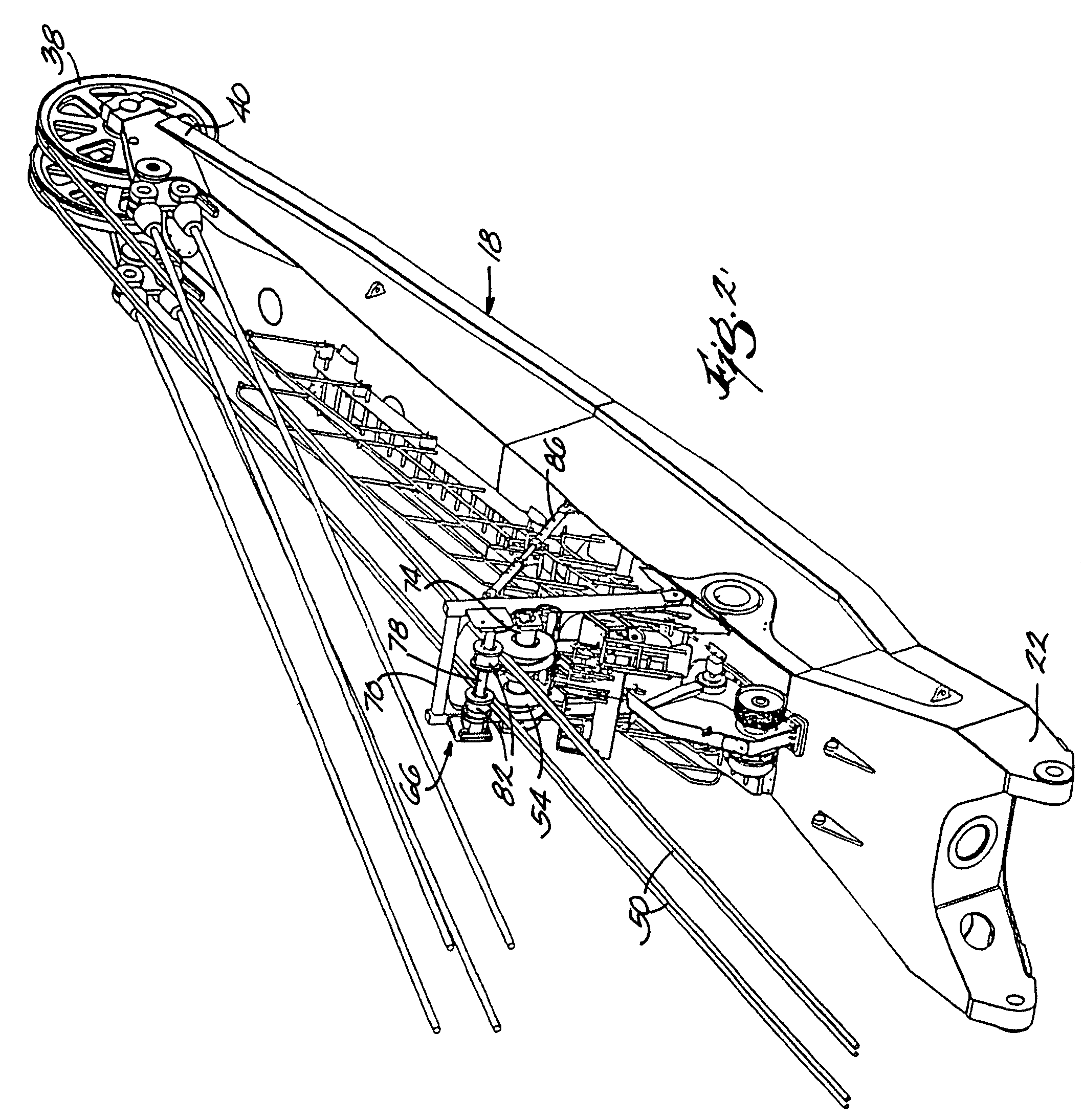 Auxiliary assembly for reducing unwanted movement of a hoist rope