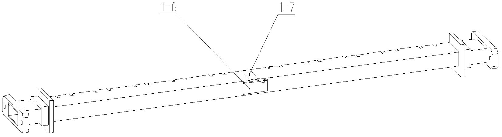 Waveguide-slot power division network and process realizing method thereof