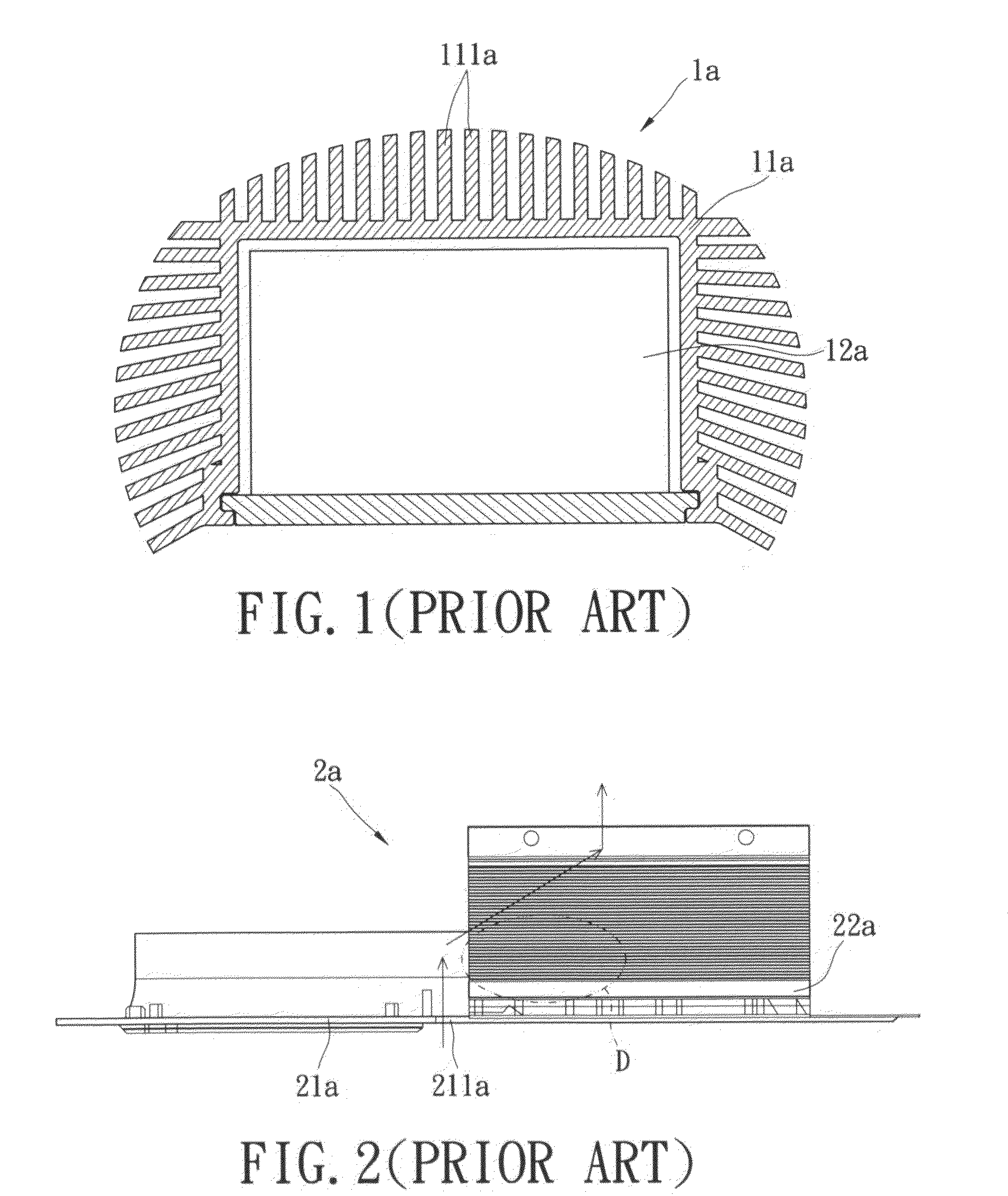 Led lamp and cooling method thereof