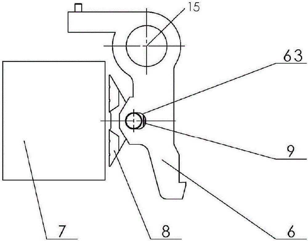 Circular weaving machine jacquard mechanism comprising air cylinders for lifting heald rods