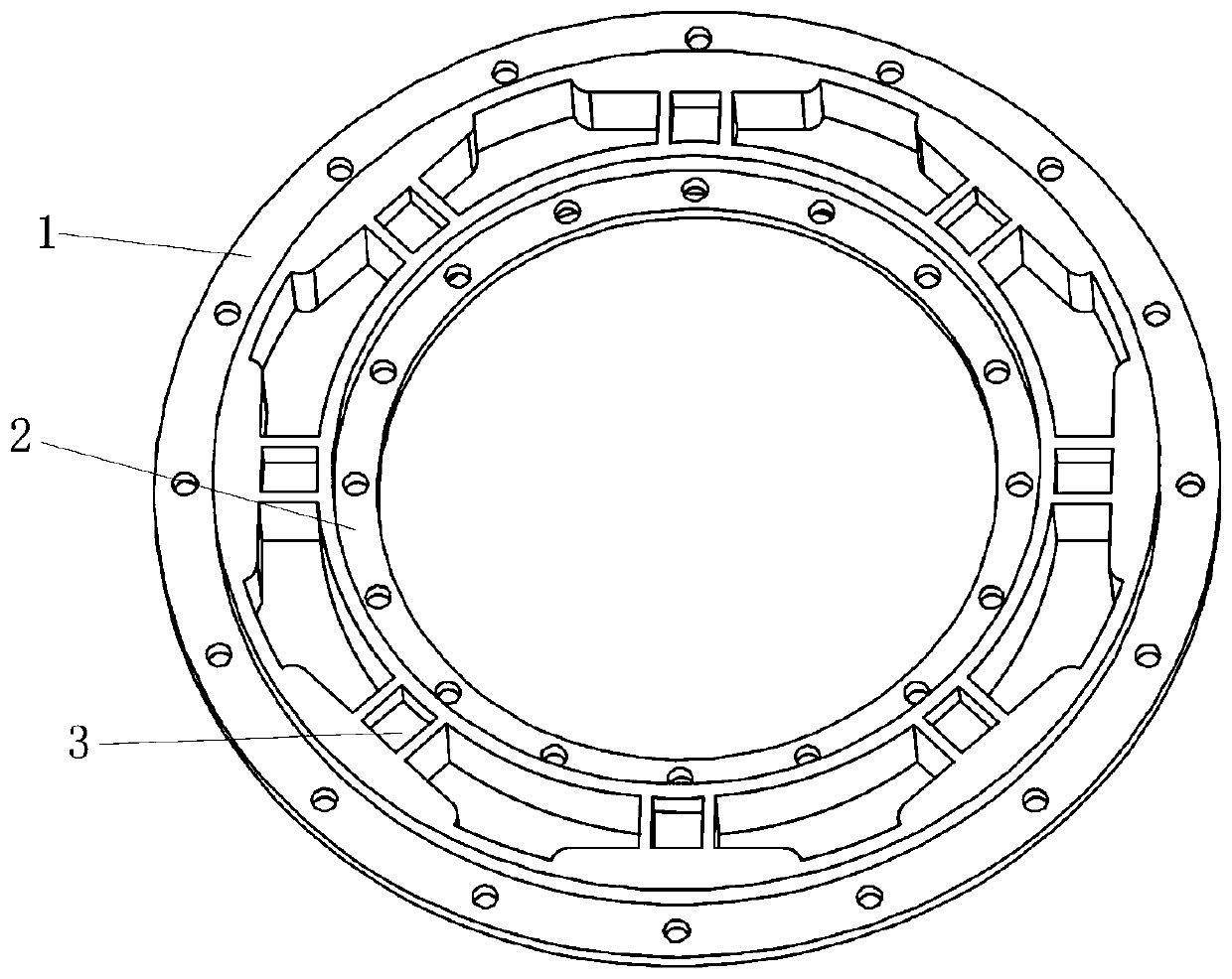 Strain type six-dimensional force sensor