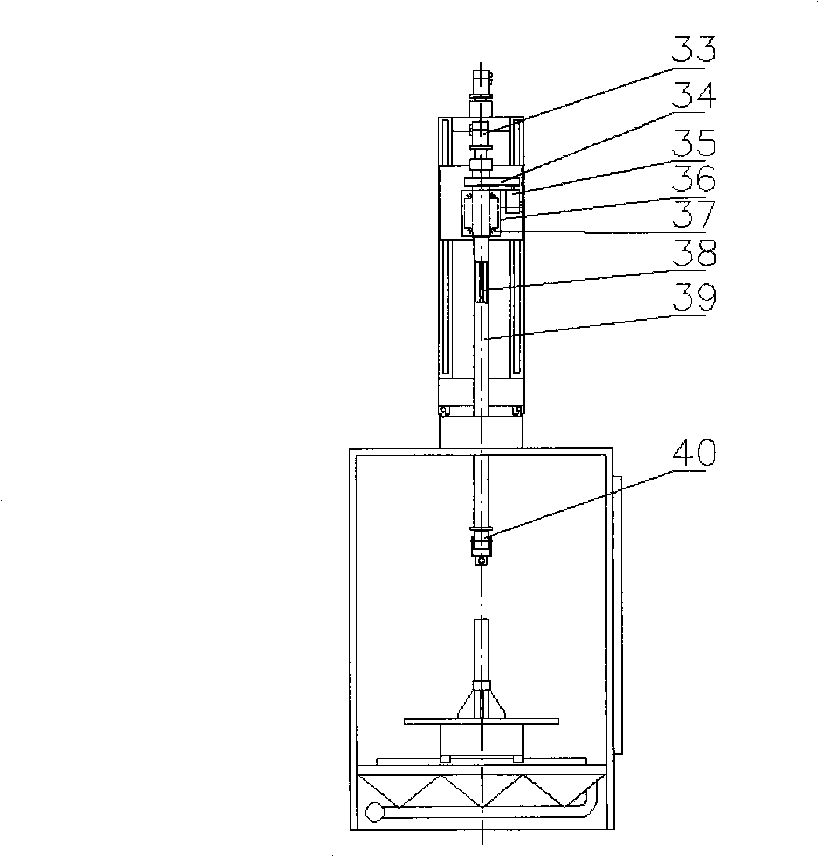 Pneumatic numerical control shot blasting strengthen machine