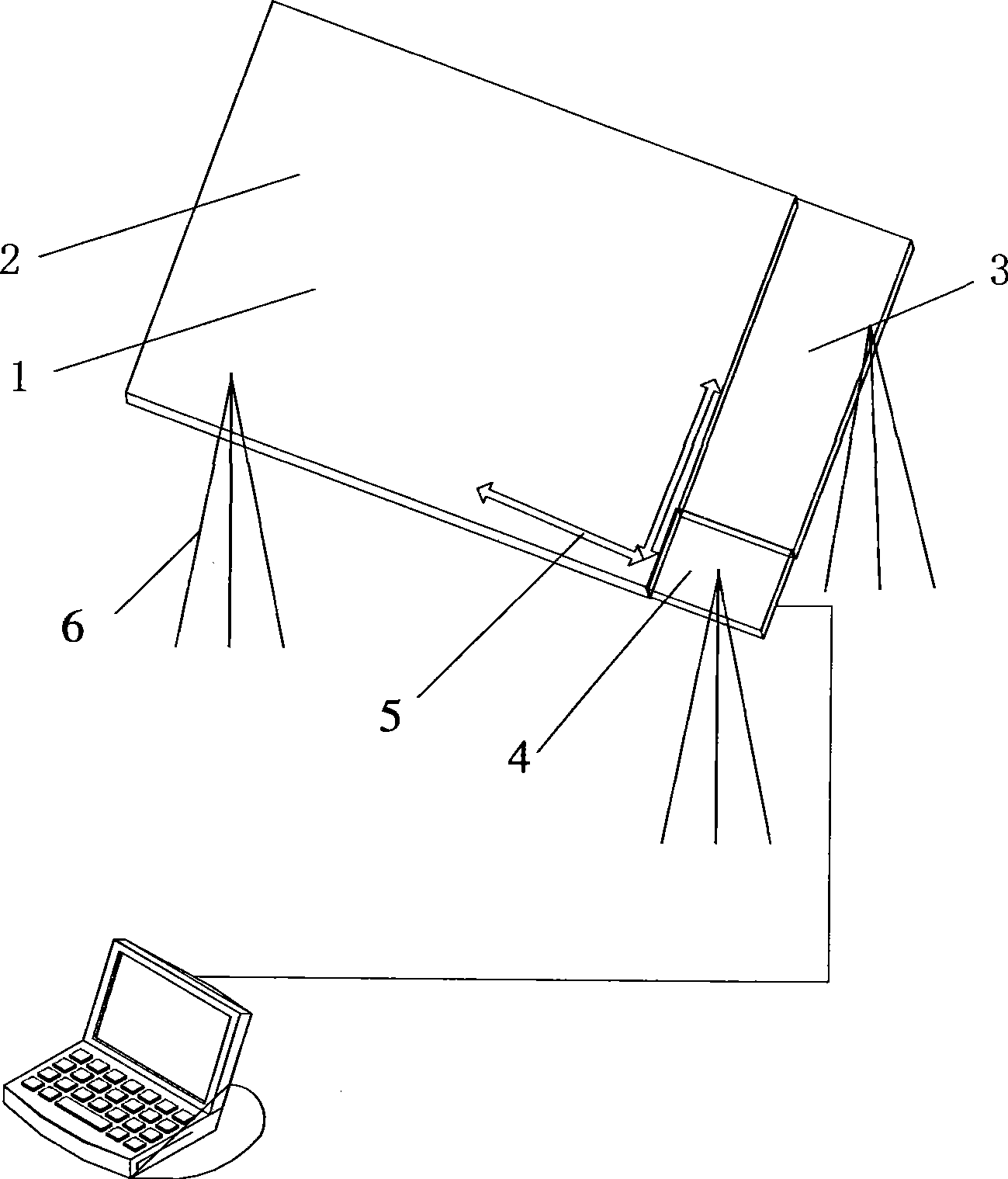 Data collector of tree coronal layer analyzer