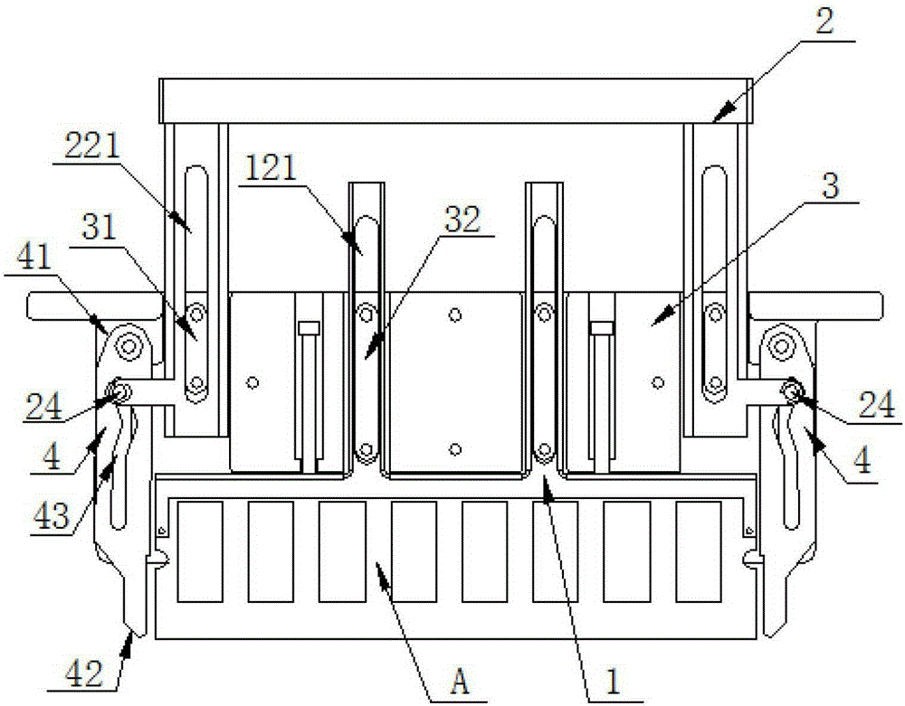 Memory card automatic insertion and removal test structure