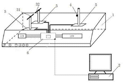 Method and system for testing weight balance of racket and ball arm