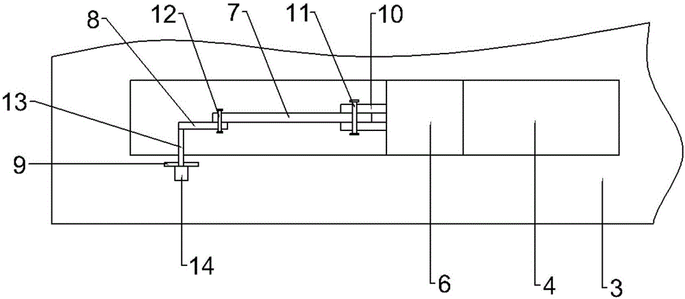 Flocculation tank for wastewater treatment based on rack and gear lifting principle