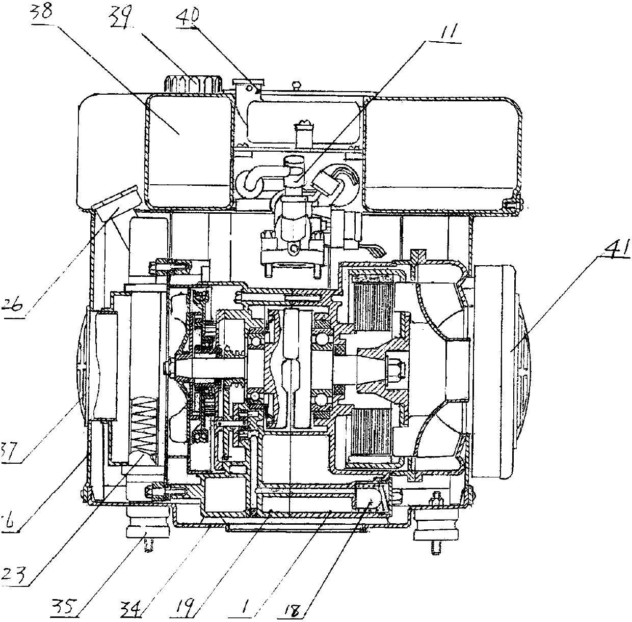 Small high-speed ultra-silence generator set