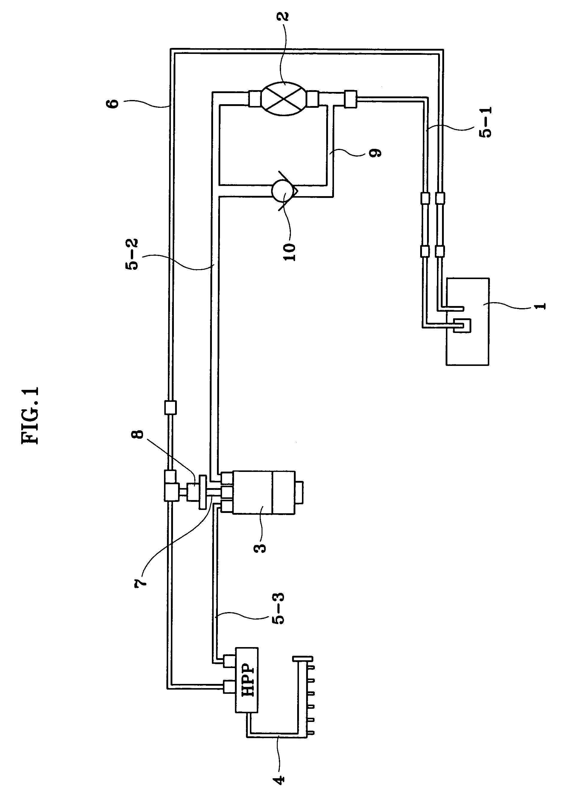 Diesel fuel supply system for preventing fuel pressure loss