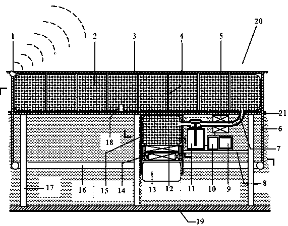 A magneto-rheological fluid boosting/damping runway for take-off and landing of an aircraft carrier