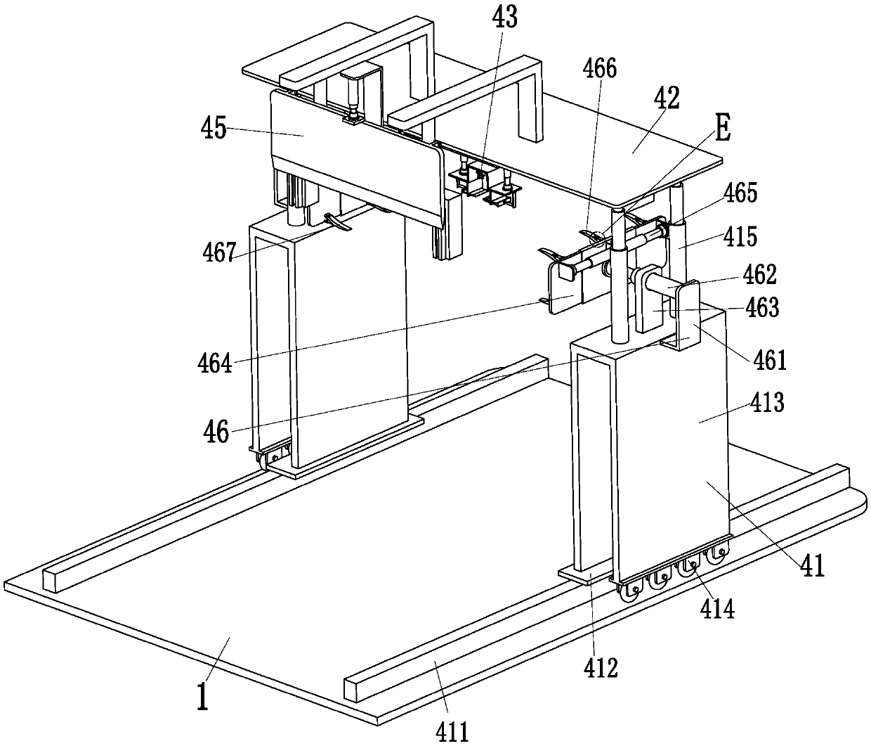 Intelligent pork processing machine capable of automatically removing and grabbing head and feet