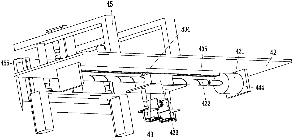 Intelligent pork processing machine capable of automatically removing and grabbing head and feet