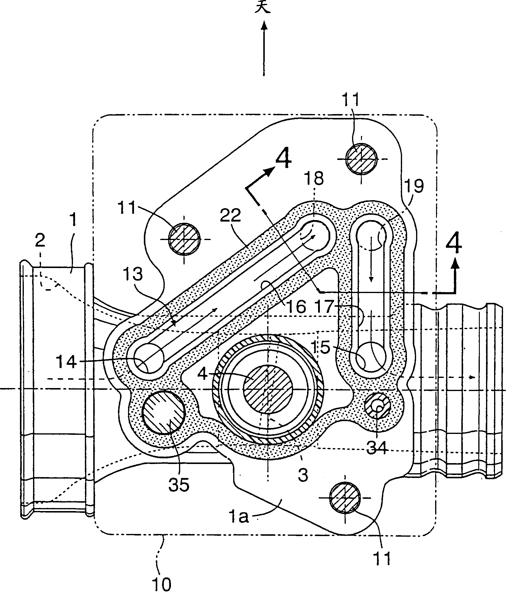 Air suction capacity controller for engine