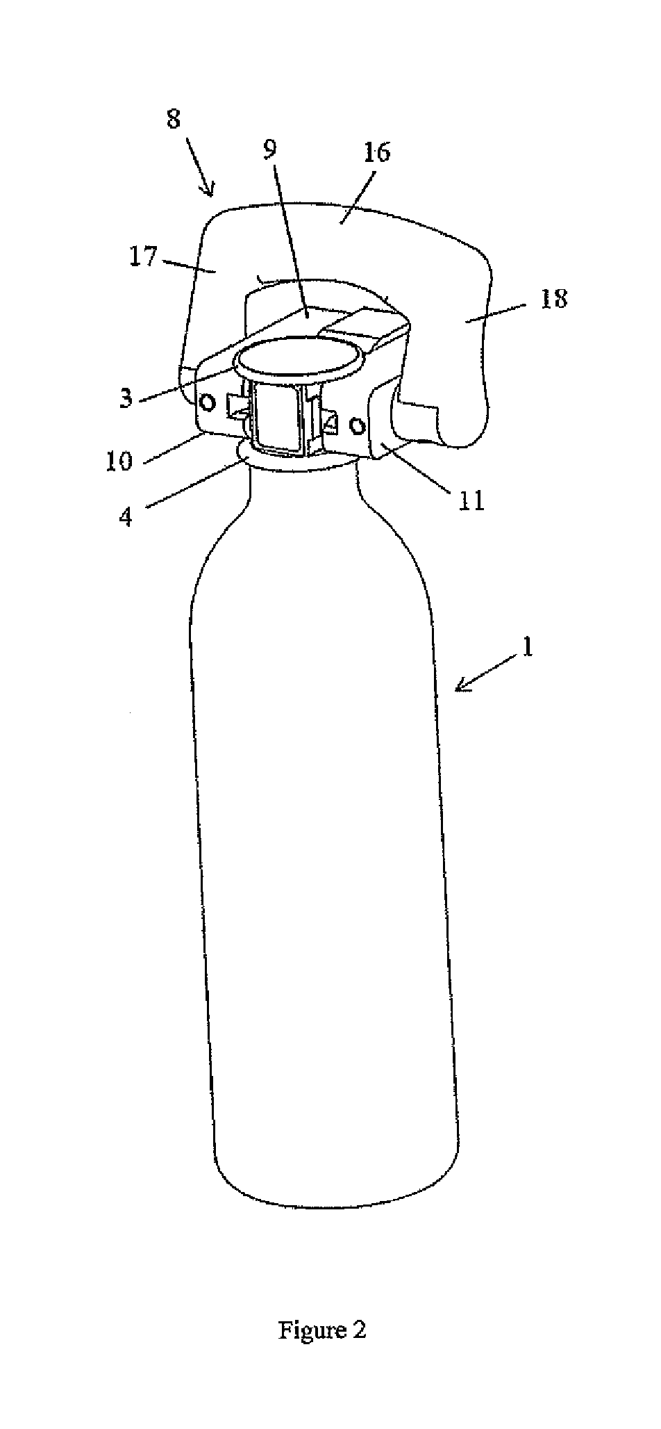 Tamper-resistant valve and connection arrangement