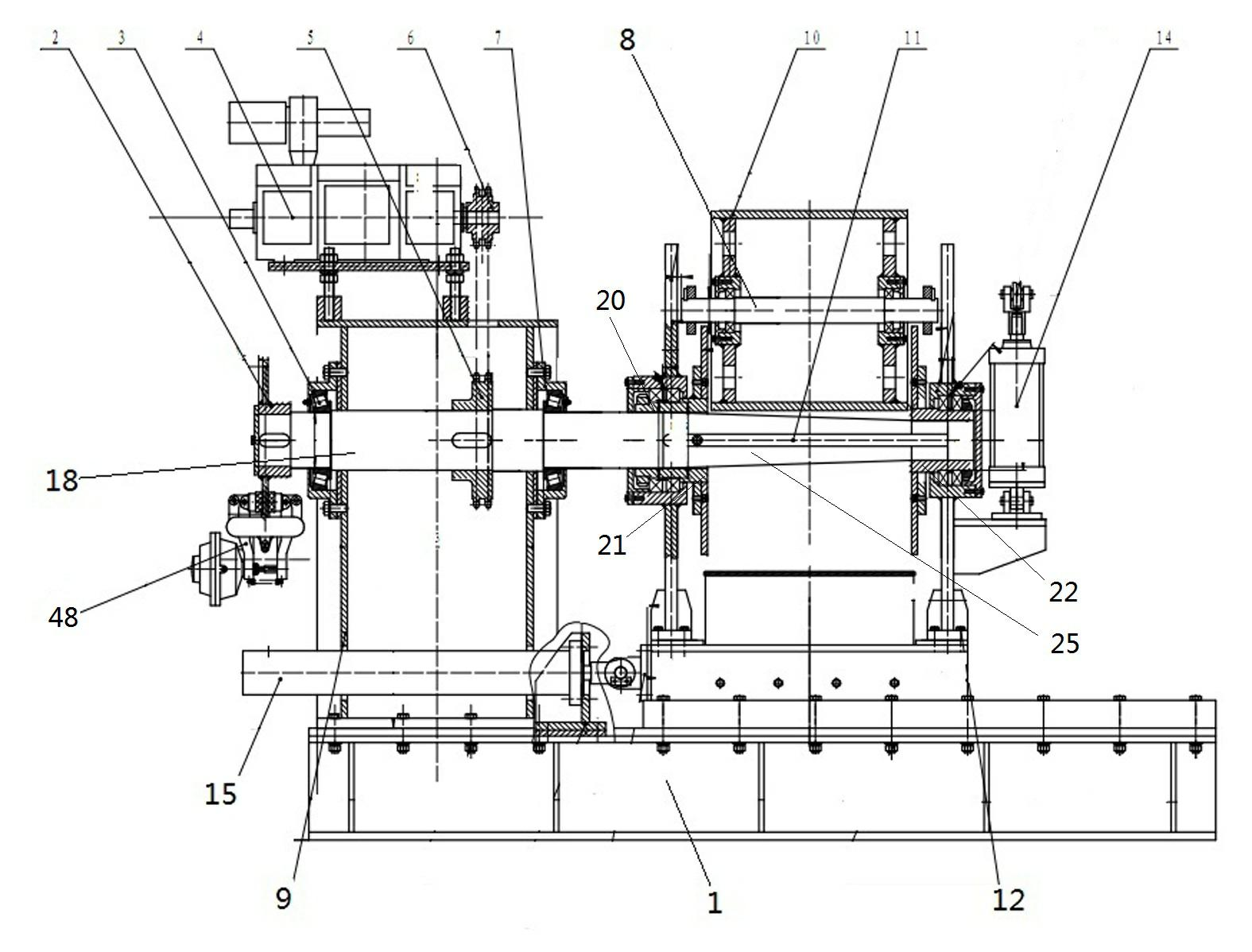 Coiler for trimmings of cold-rolling strip steel