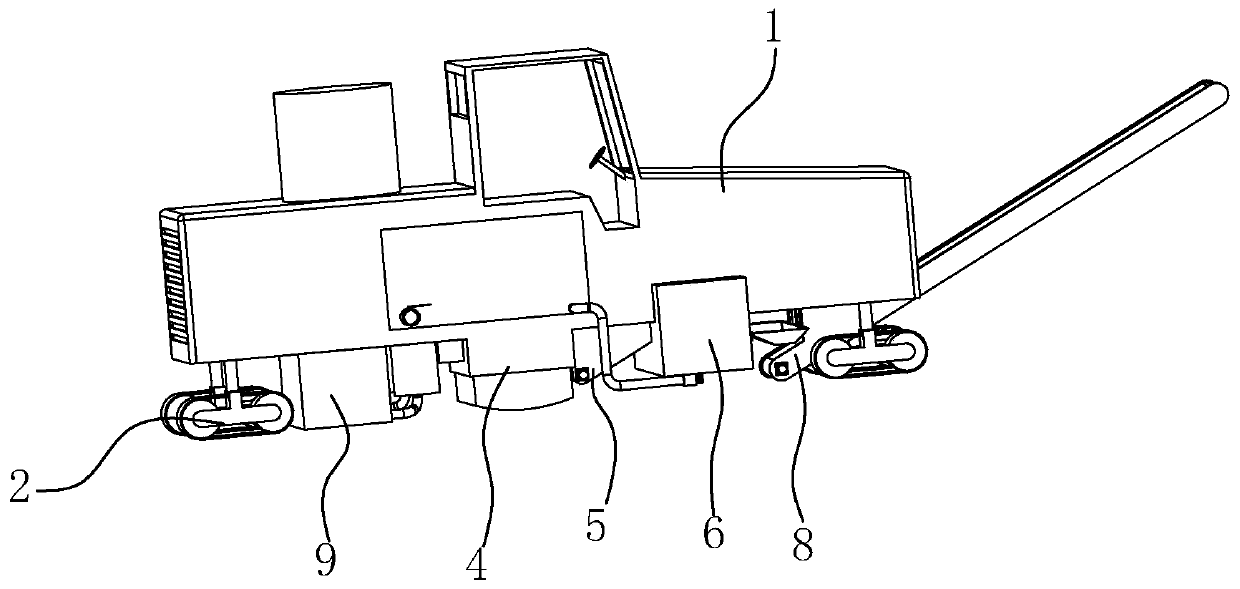 A milling machine capable of separating asphalt and gravel