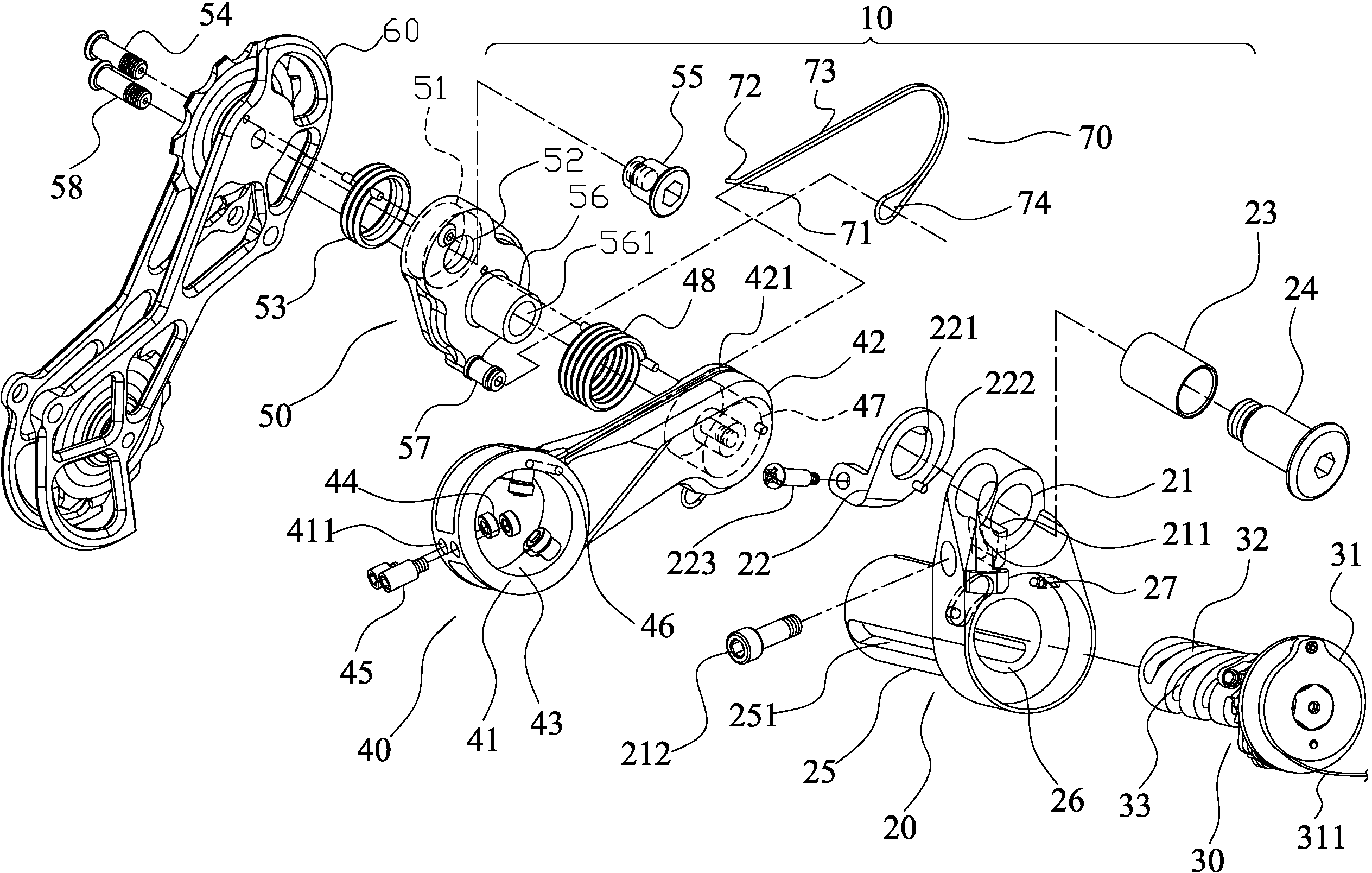 Rear derailleur