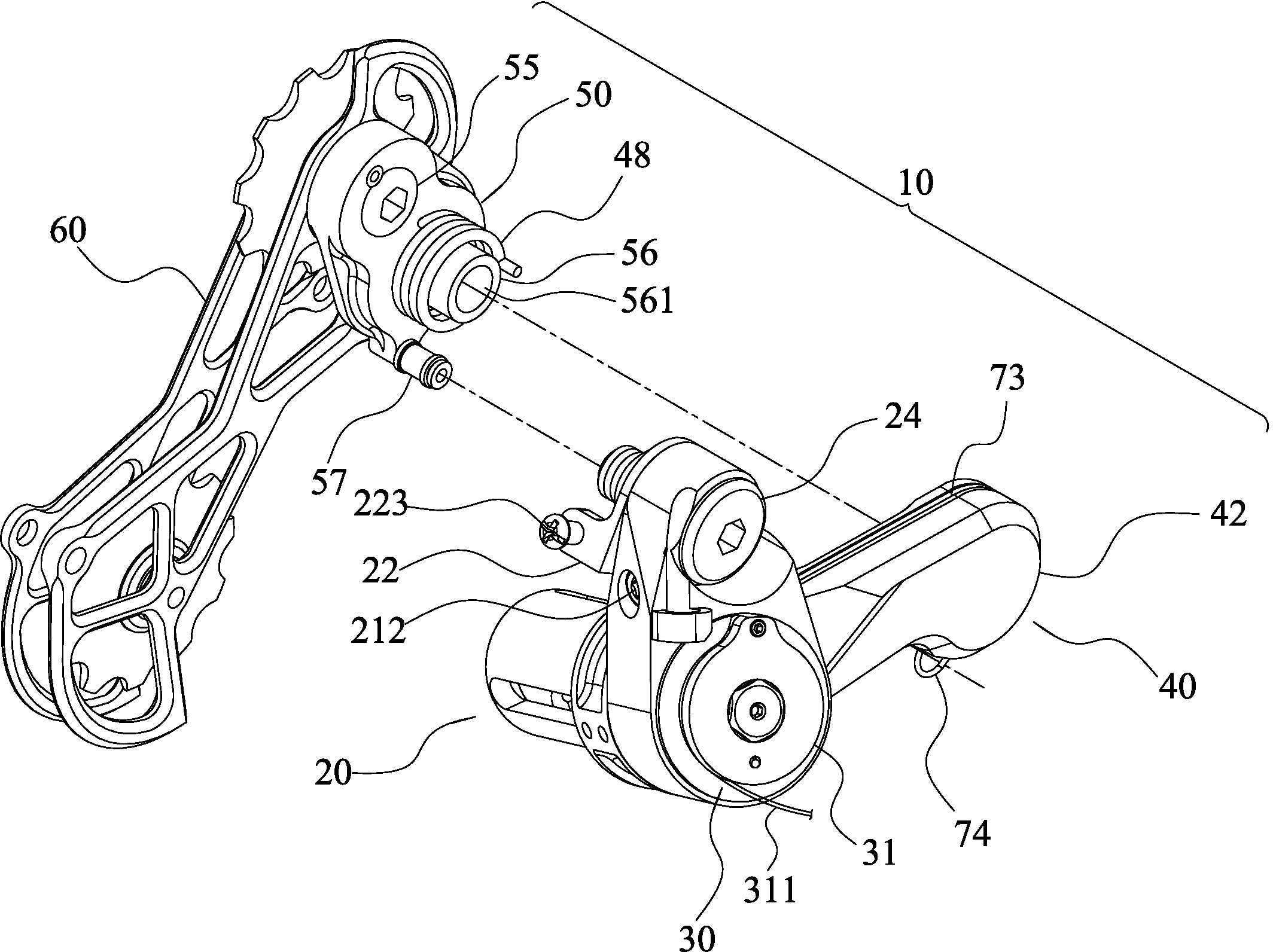 Rear derailleur