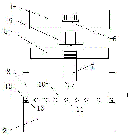 Multidirectional locating and stamping die