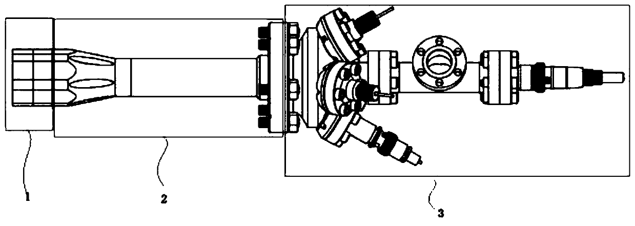 Dynamic in-situ gas phase reaction tank for soft X-ray spectroscopy experiment