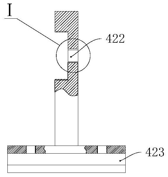 A test device for the relationship between tightening torque and angular displacement of pipe joints