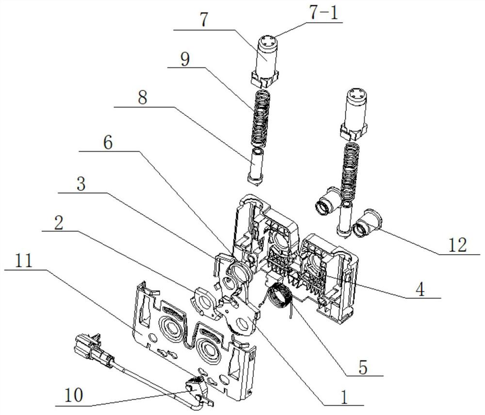 Anti-theft secondary opening cover cap lock and working method thereof