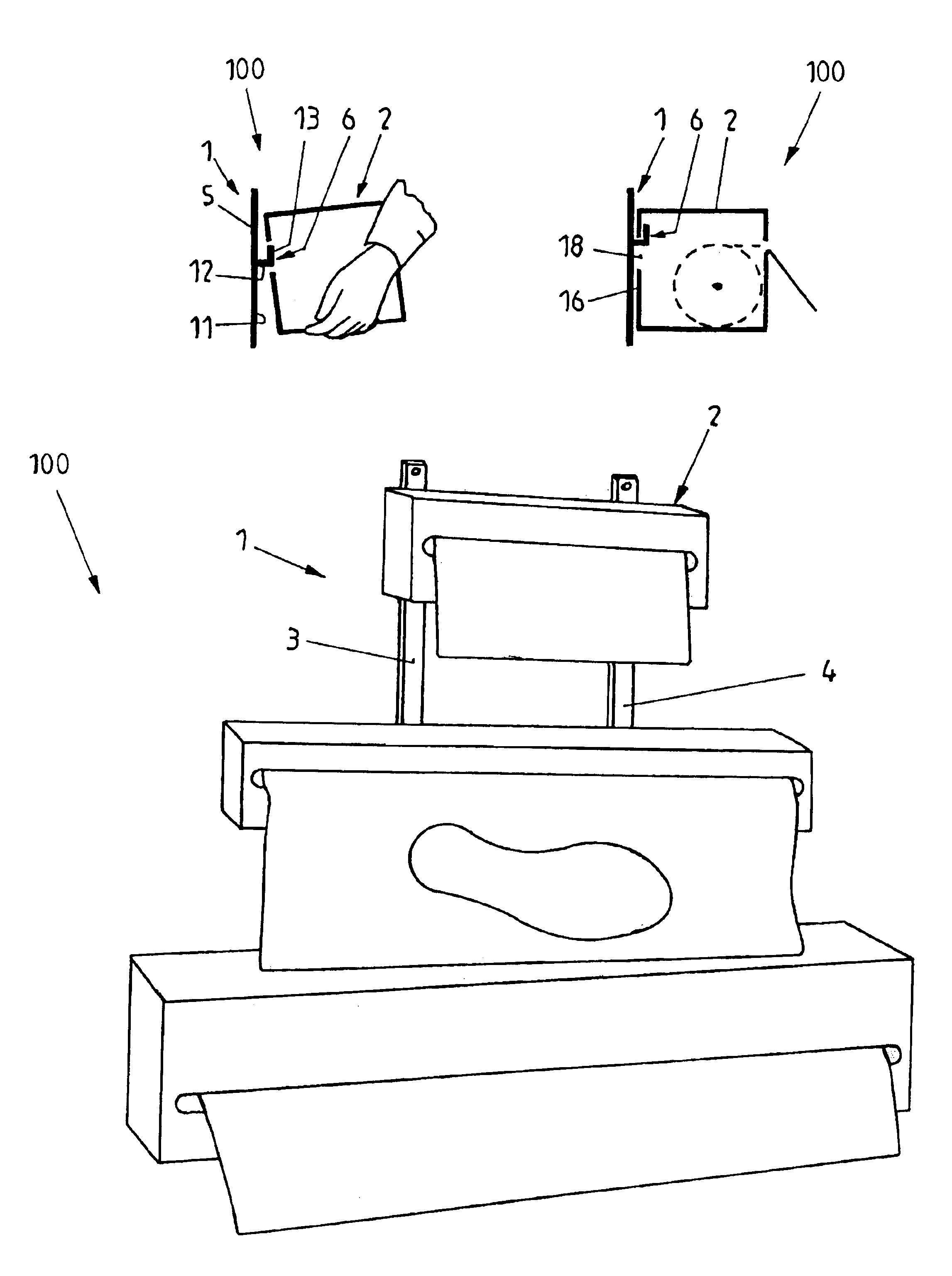 Apparatus for supplying items to be used in garages