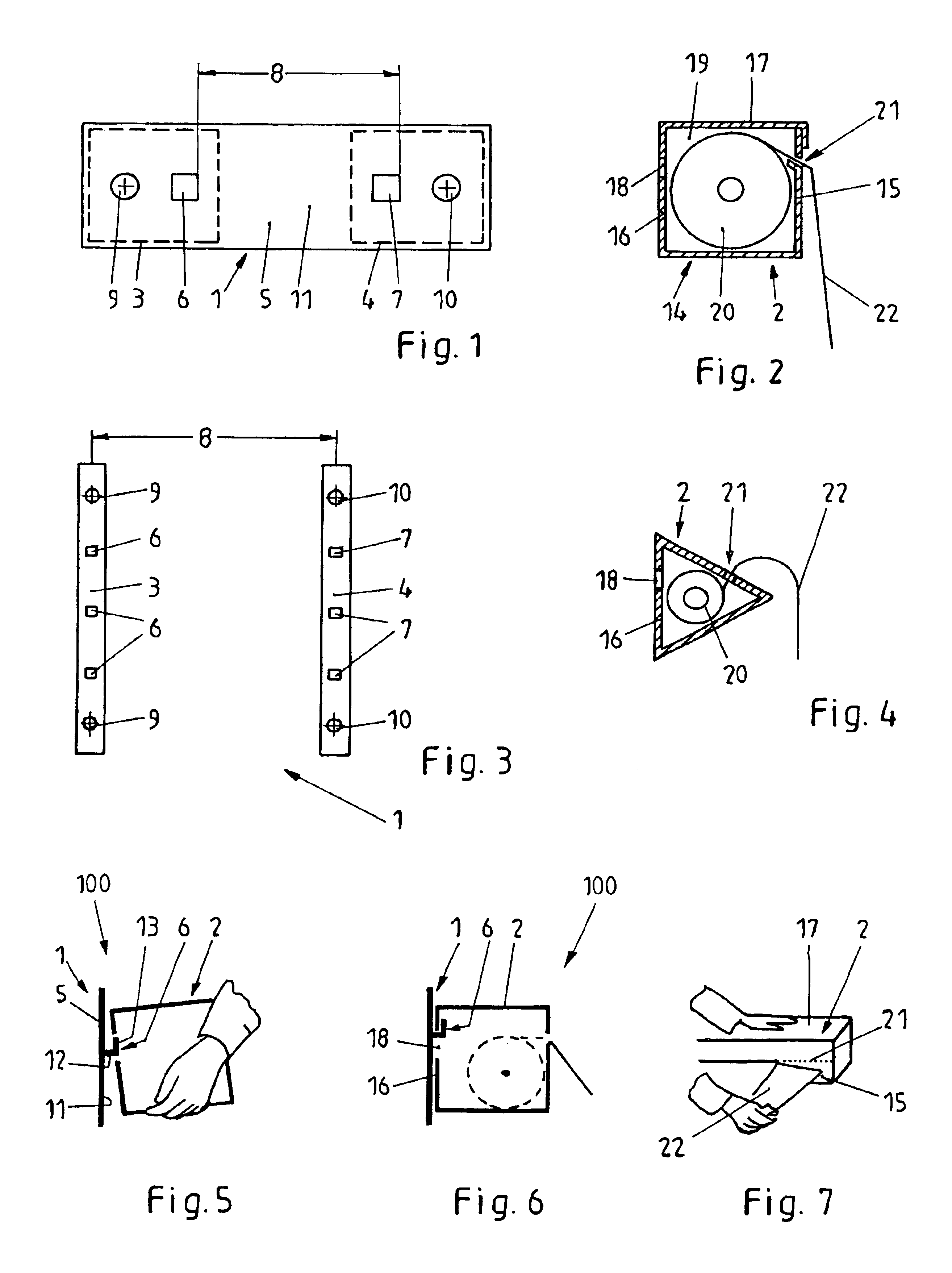 Apparatus for supplying items to be used in garages