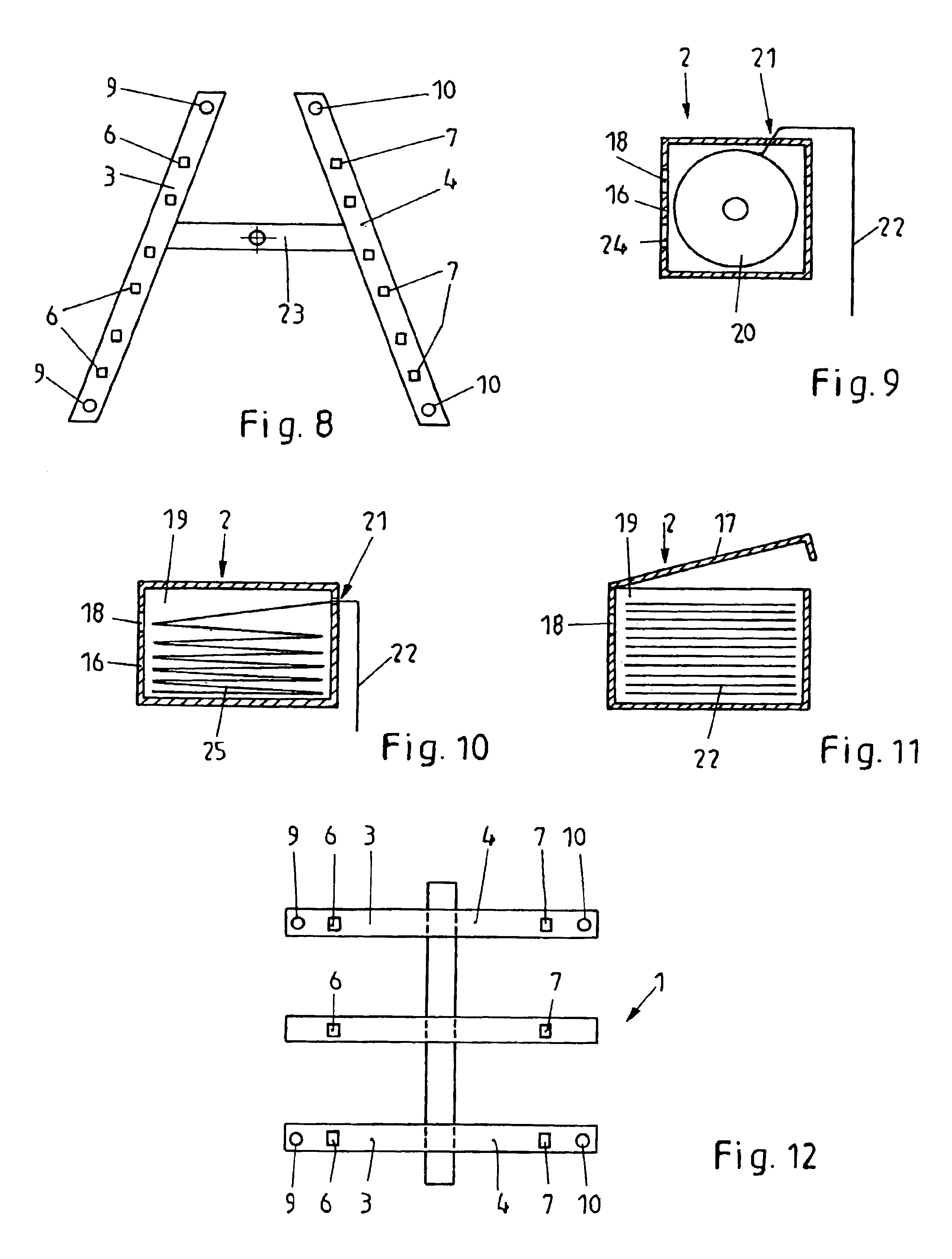 Apparatus for supplying items to be used in garages