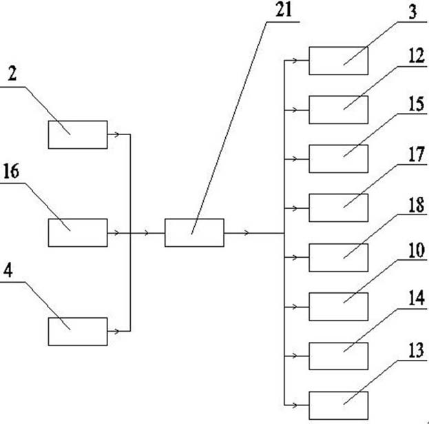 Solar energy-water source heat pump heating system capable of taking heat by depending on solar energy and phase changes