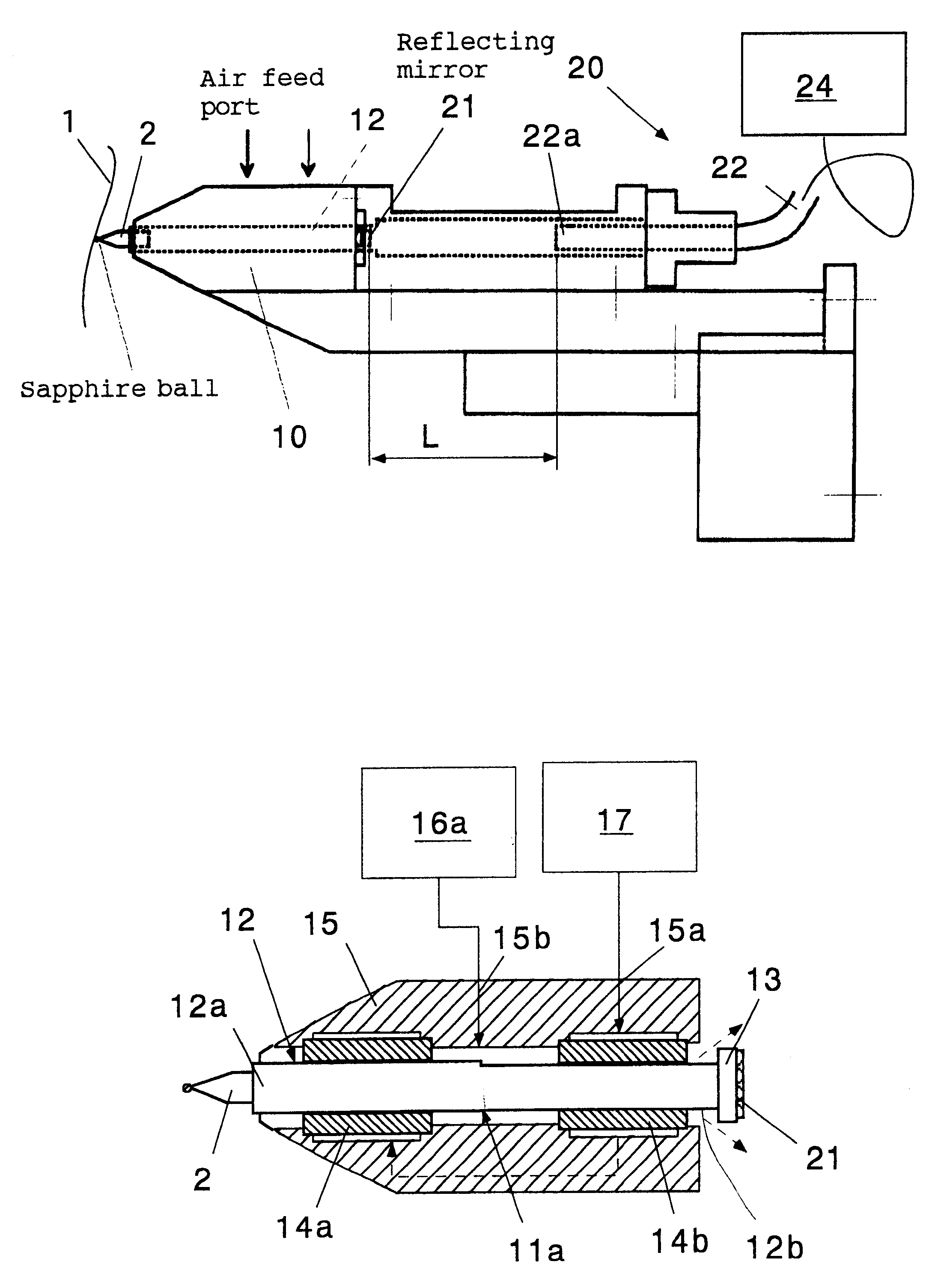 Probe type shape measuring sensor, and NC processing equipment and shape measuring method using the sensor