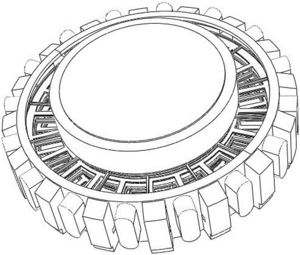 Temperature field simulated analysis method applied to multi-disk dry brake under comprehensive action of multiple physical fields