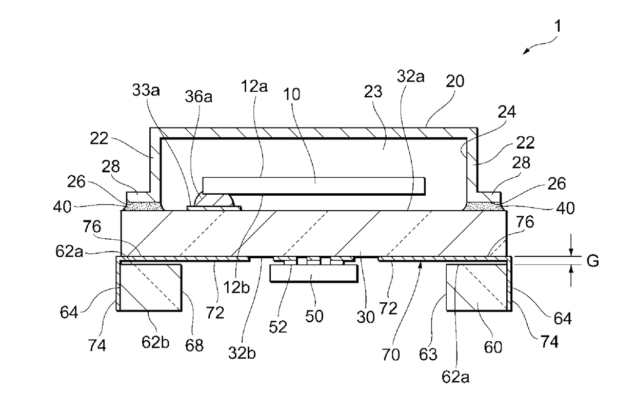 Piezoelectric oscillator and piezoelectric oscillation device